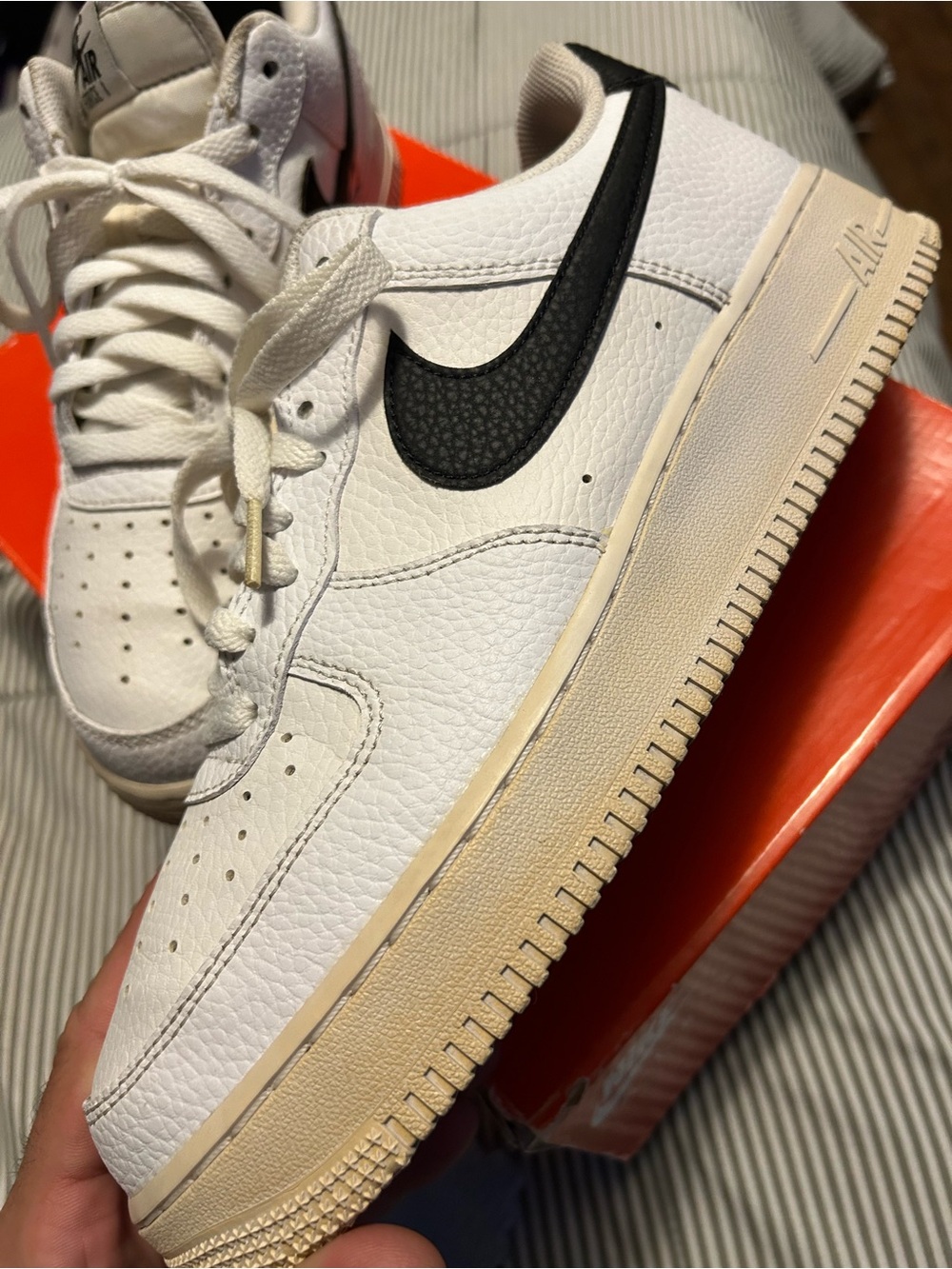 ⚪️⚫️ #Nike #AirForceOne #07 #GoodCondition #Size 9 1/2 #NoBox